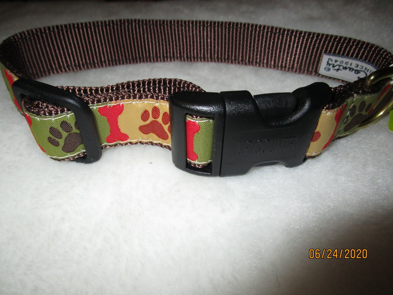 UPCOUNTRY DOG COLLARS STYLES AND COLORS SEAHORSES, FLORAL, PAW