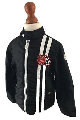 Moncler Jacke 6 Schwarz 116 100% Original *N Racing !!! SELTEN !!! Neuwertig
