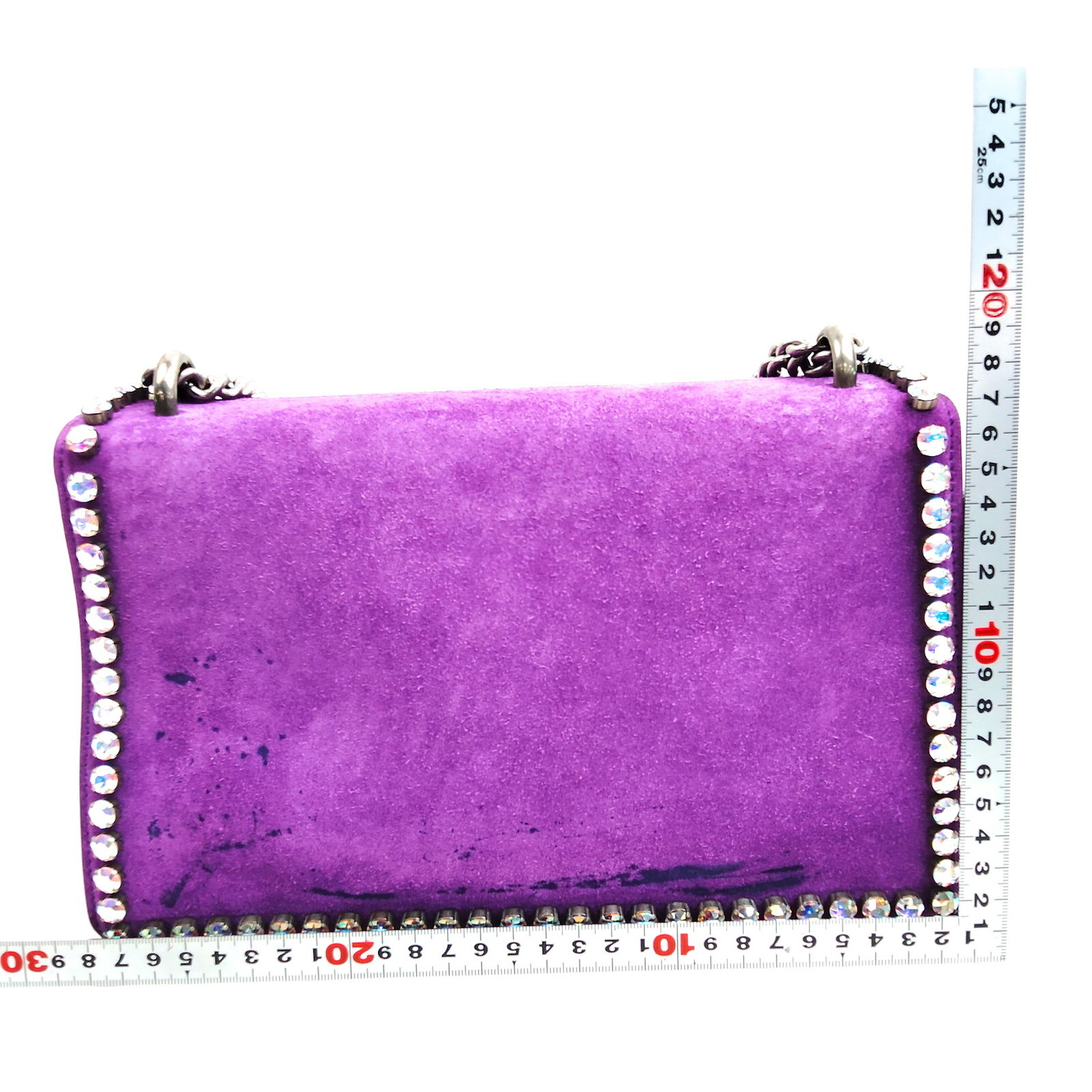 Gucci Shoulder Bag Purple Suede Leather 3230884 eBay