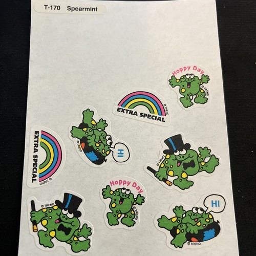 Vintage Trend Matte SPEARMINT Scratch Sniff Partial Sticker Sheet vintage-trend-matte-spearmint-scratch-sniff-partial-sticker-sheet