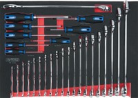 KS Tools SCS Chromeplus RingmaulschlüSsel-Satz, 29-Tlg. In 1/1 Systemeinlage (78