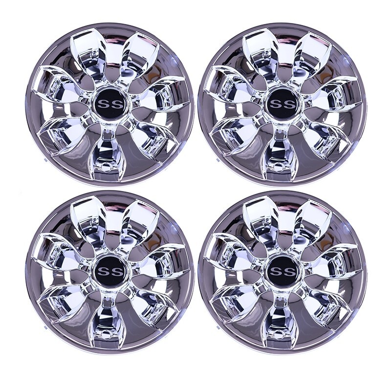 Cart Hub Caps Wheel Covers 8" For Ezgo Club Car Yamaha Stock Rim