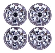 Tapacubos cromados para carro de golf cubiertas de rueda de 8" para llanta de stock EZGO Club Car Yamaha