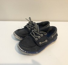 SPERRY TOP SIDER Sz 10 M Blue Boat Shoe Slip On Toddler Billfish Boys
