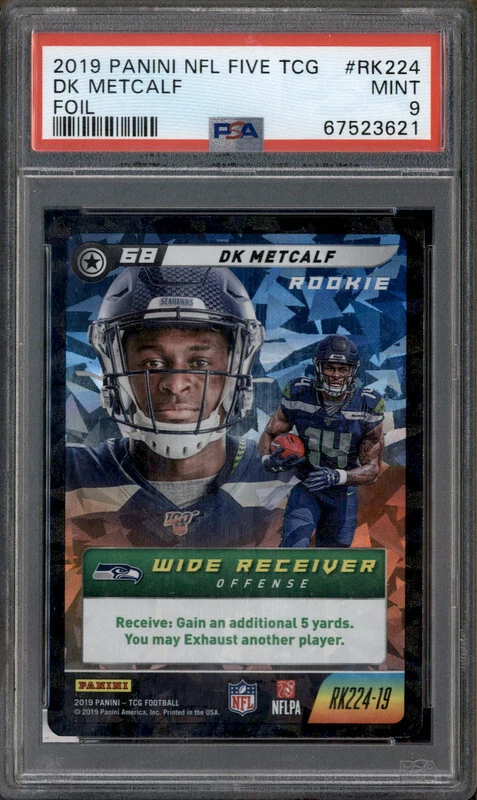 DK Metcalf Panini NFL Five TCG #RK224 Foil
