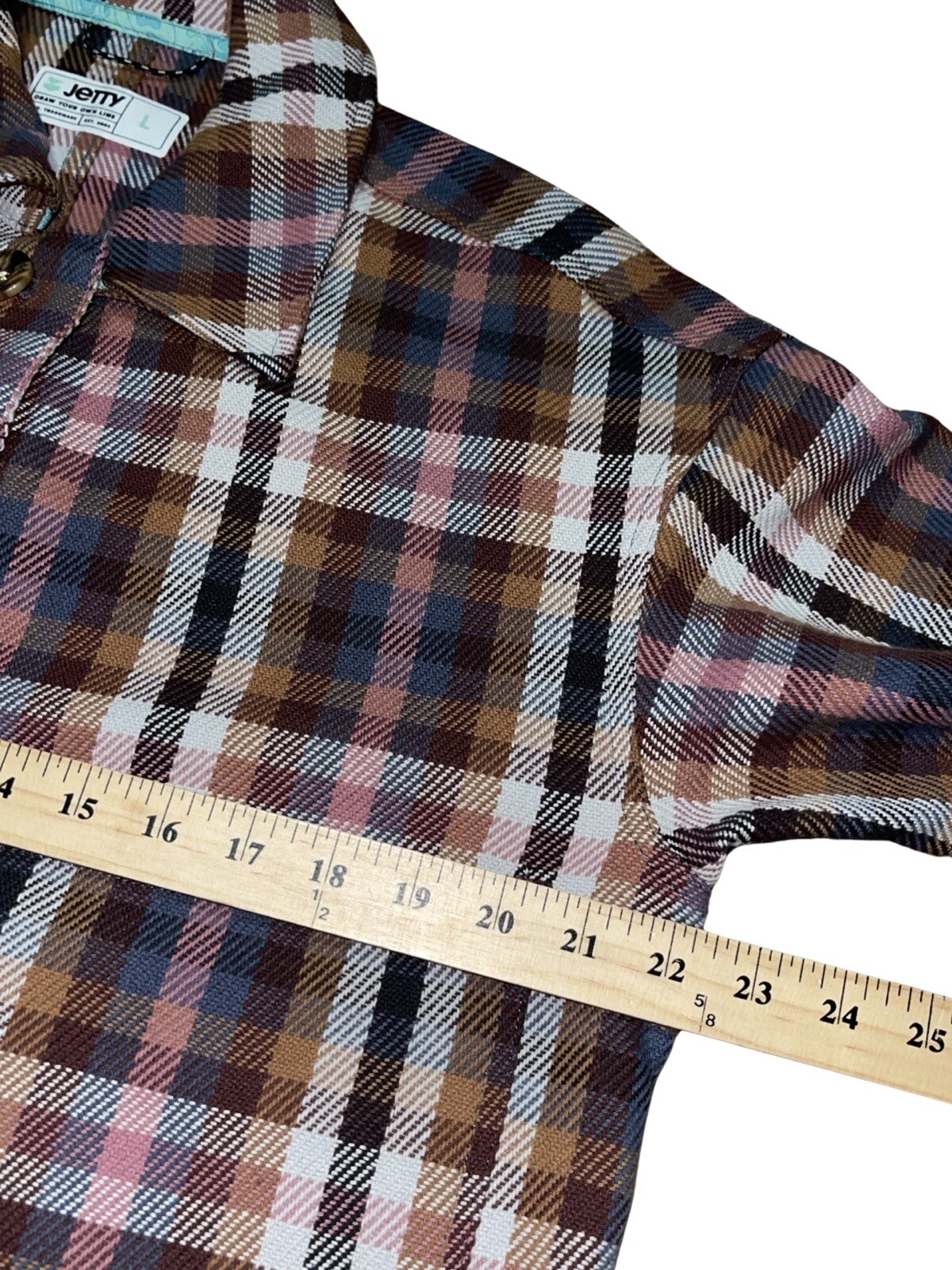 Jetty Marine Supply Company Flannel Shacket Jacket Women’s L Multicolor