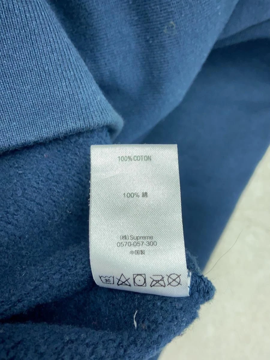 Supreme Felpa con Cappuccio 18aw Pannellata Felpa con Cappuccio M Cotone Navy Usata