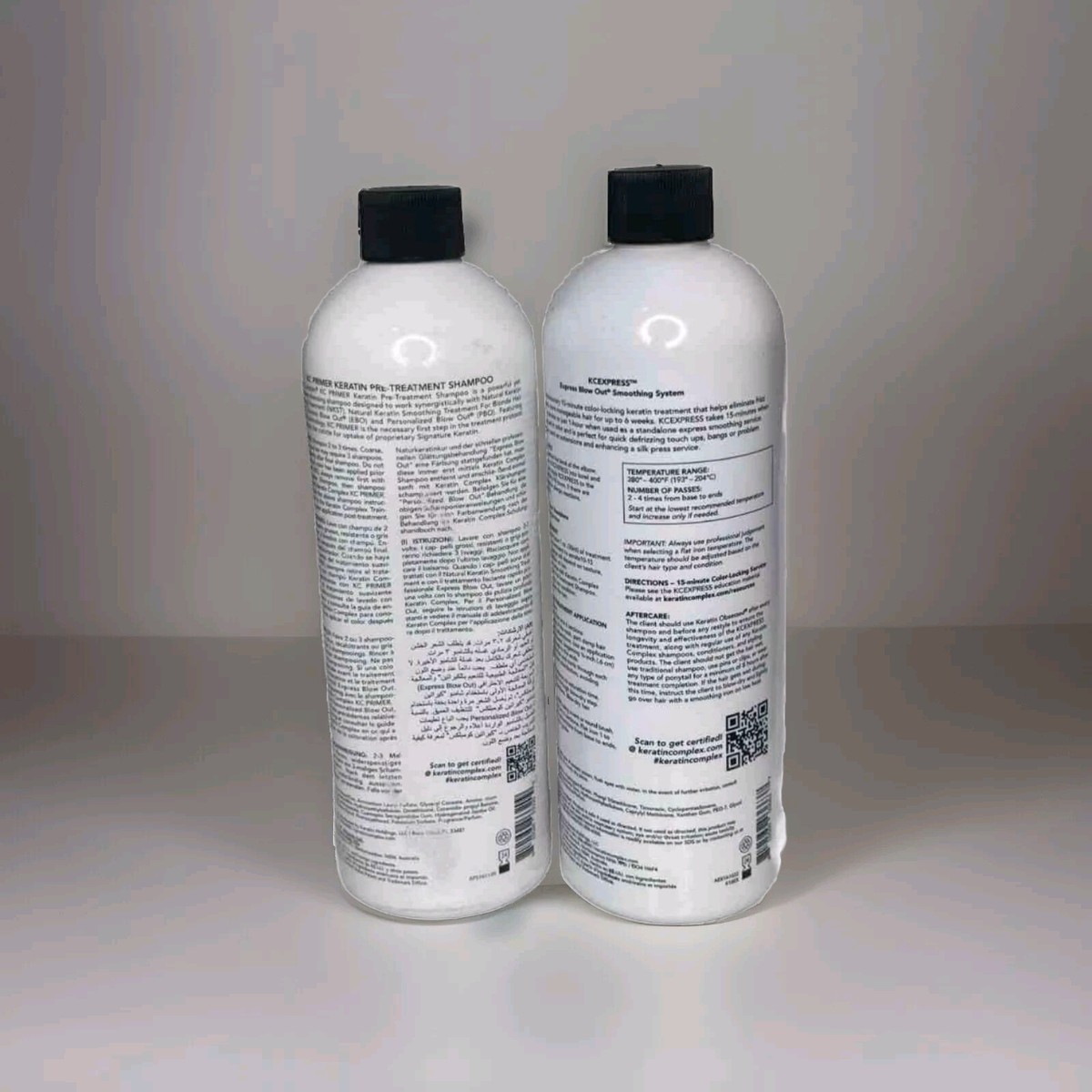 Keratin Complex Express Blow Out Smoothing Treatment Shampoo 16 Oz x  Sealed