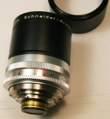 Vintage Schneider Kreuznach Tele Xenar 135mm f4 lens Super Clean