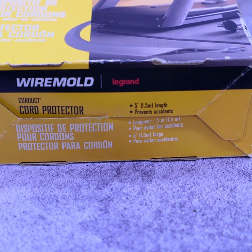 New Wiremold CDB-5 Gray 5ft Corduct Overfloor Cord Protector - Picture 5 of 5
