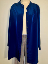 Navy Blue Women s Chic Blazer Button Down Size Medium