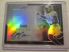 STEPHEN CARR USC 2017 Leaf Army All-American BLACK Flag Metal Auto #2/5