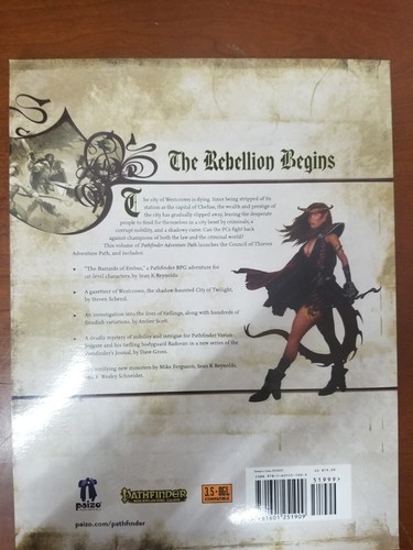 Pathfinder Adventure Path: Council of Thieves #1 - The Bastards of Erebus - Picture 4 of 4