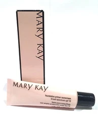 MARY KAY FOUNDATION PRIMER~SPF 15~NIB~FULL SIZE~1 OZ~MATTE FINISH~PRIMES FACE!