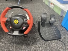 Thrustmaster Ferrari 458 Spider Racing Wheel - Xbox One Black/Red Tested Working