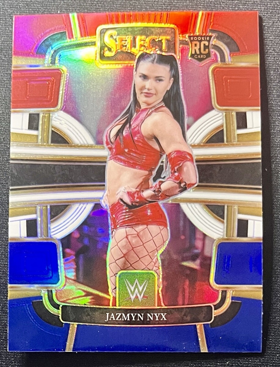 Jazmyn Nyx 2024 Panini Select WWE CONCOURSE RED BLUE PRIZM Rookie