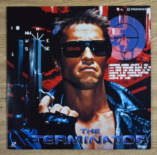 THE TERMINATOR JAPAN Laserdisc LD PILF-1297 Arnold Schwarzenegger