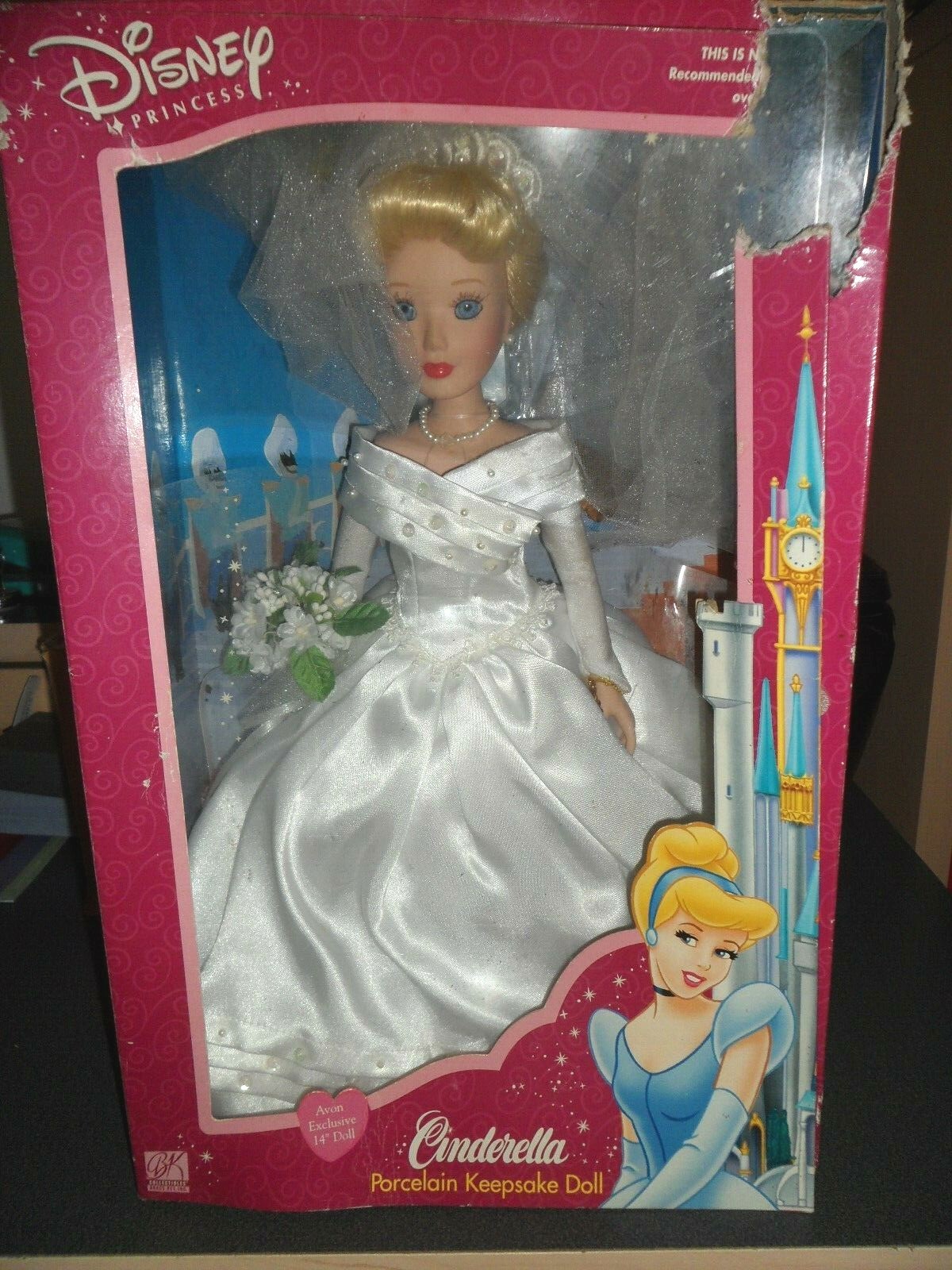 cinderella porcelain keepsake doll 2002
