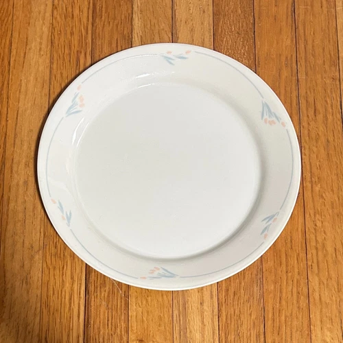Corelle 7 1/4'' Windflower Salad Plate - Orange/Pink Flower - Replacement