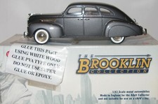 Brooklin Models 1:43 BRK 106 Metallic Grey 1938 Lincoln Zephyr 4-Door Sedan