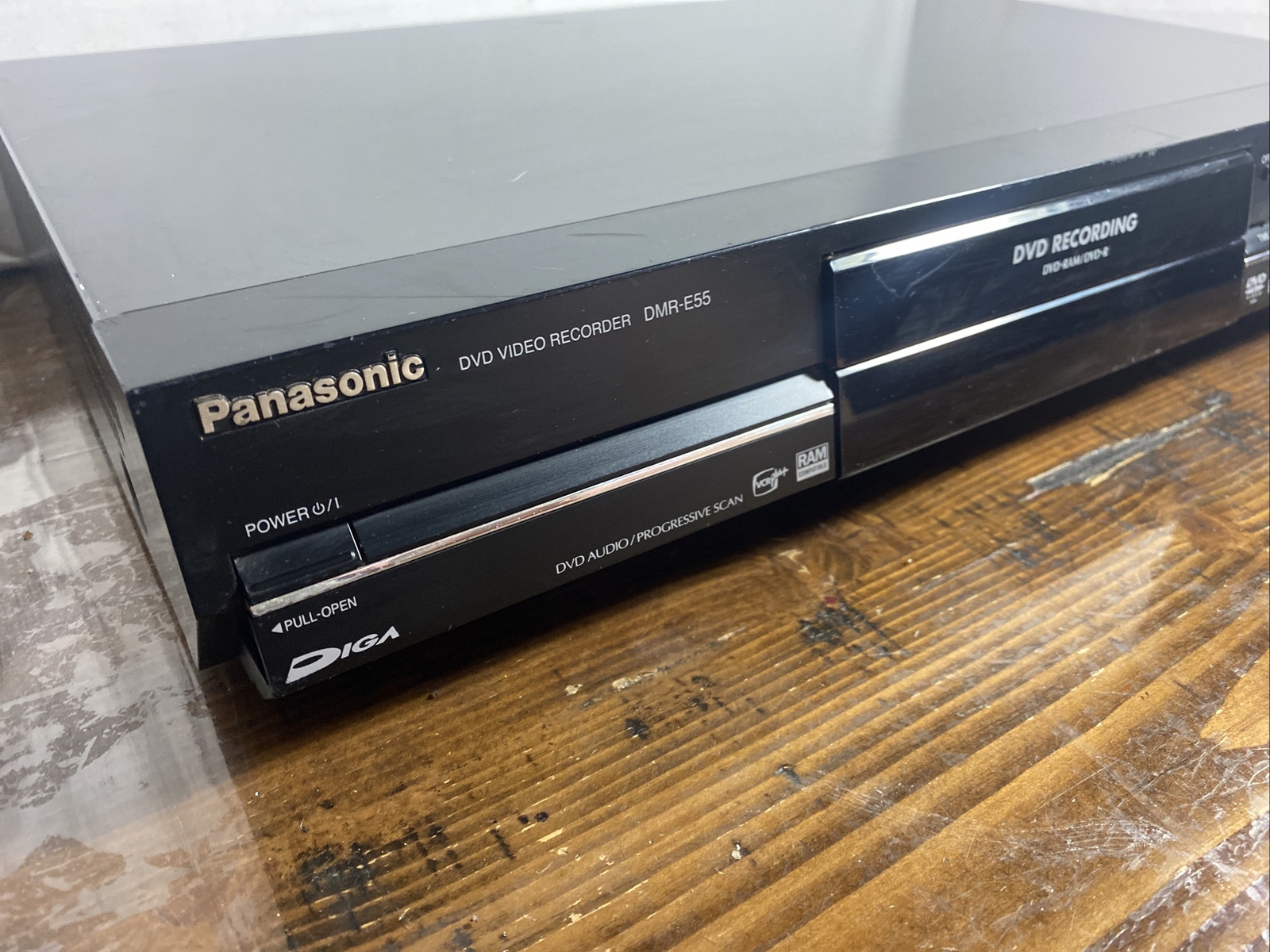 Panasonic DMRE55 DVD Video Recorder DVDRAM DVDR Progressive Scan NO