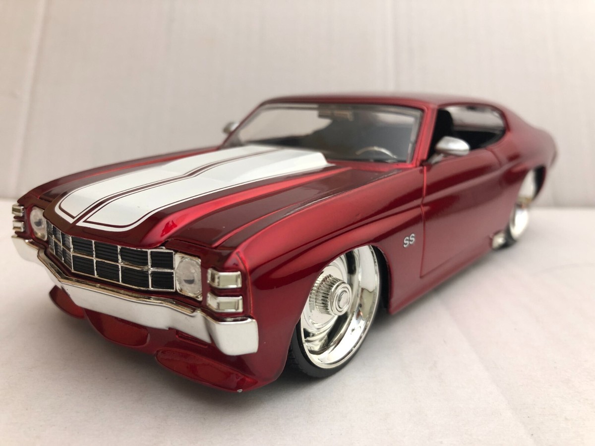 JADA BIGTIME MUSCLE BTM 1971 CHEVY CHEVELLE SS RED 1:24 RALLY