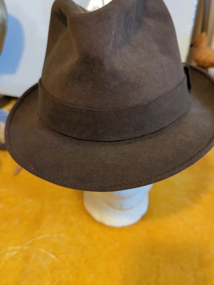 复古 60 年代 Setson Fedora 7 棕色 Weekender  — 第 4/4 张图片