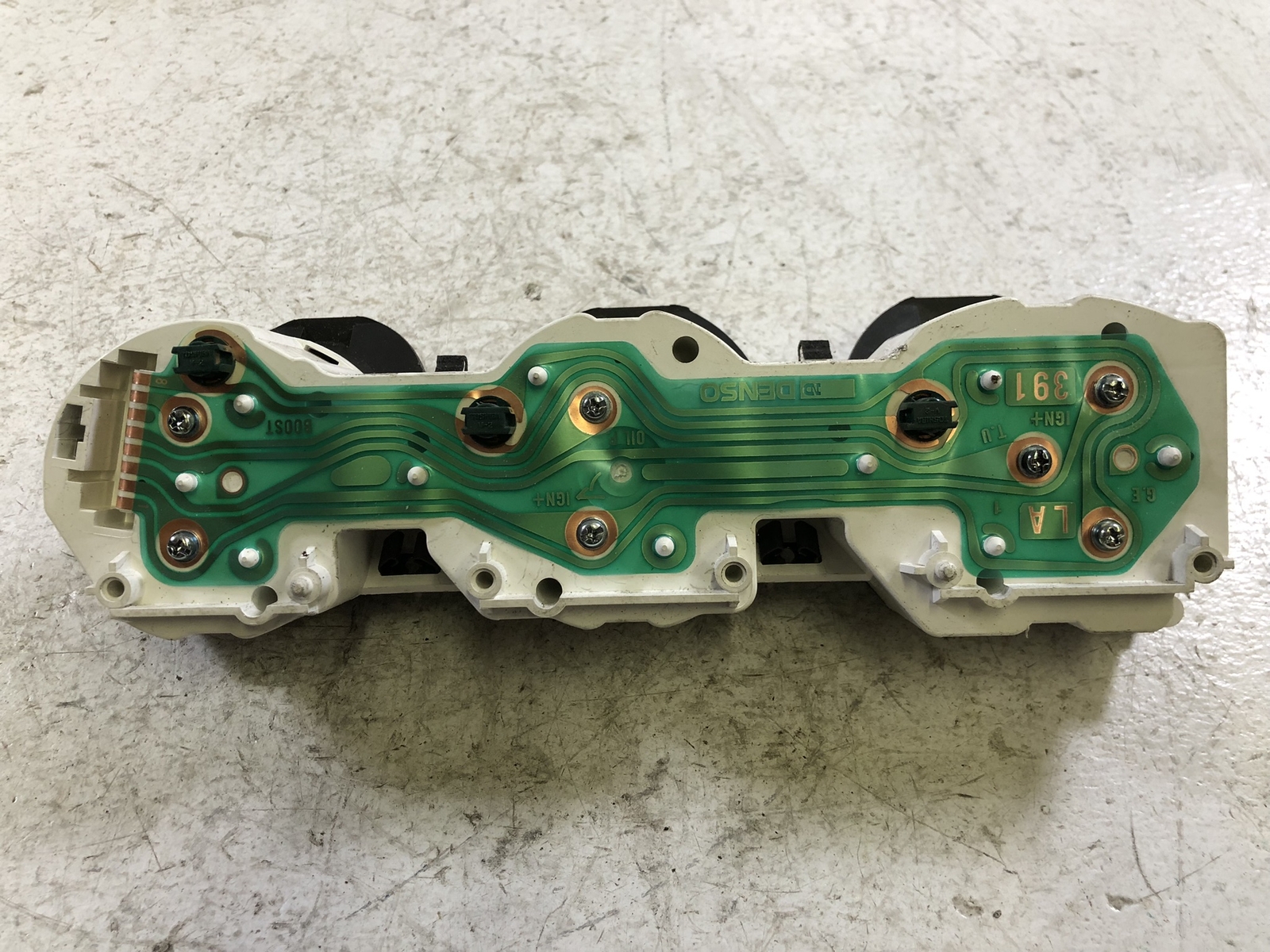 91 99 Mitsubishi 3000GT VR4 Dodge Stealth RT Center Dash Gauges Oil 91-99-mitsubishi-3000gt-vr4-dodge-stealth-rt-center-dash-gauges-oil