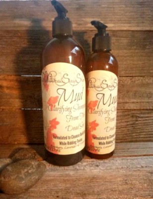 Natural Mud Shampoo 8 & 16oz Avail Clarifying Shampoo w/ Dead Sea Clay