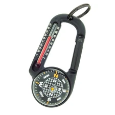 Sun Company TempaComp - Ball Compass and Thermometer Carabiner