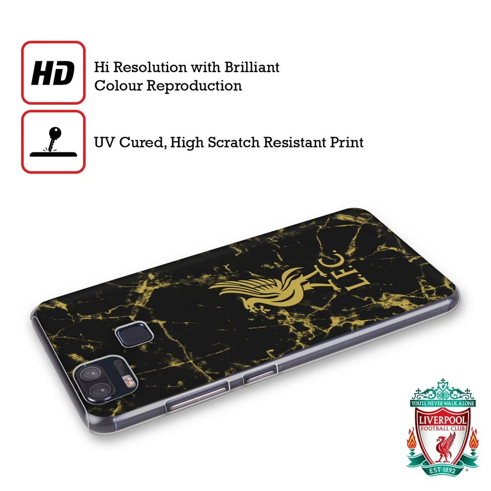 LIVERPOOL FC LFC CREST & LIVERBIRD PATTERNS 1 BACK CASE FOR ASUS ZENFONE PHONES - Image 2 of 4