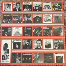 KAPP Records LP Inner Sleeve circa 1960s 
