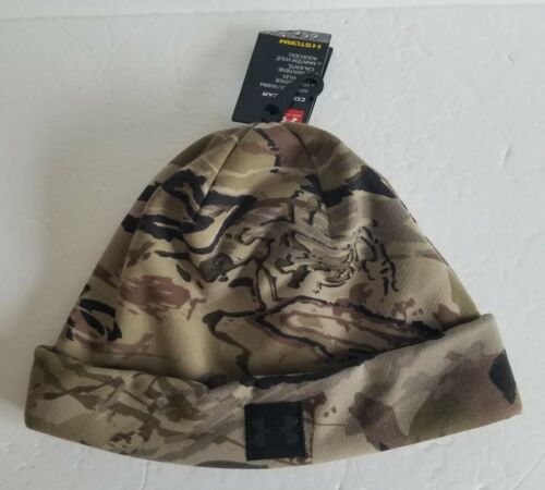 Under Armour Cold Gear Storm 1343193-999 Scent Control Hunting Camo Beanie Hat - Picture 12 of 12