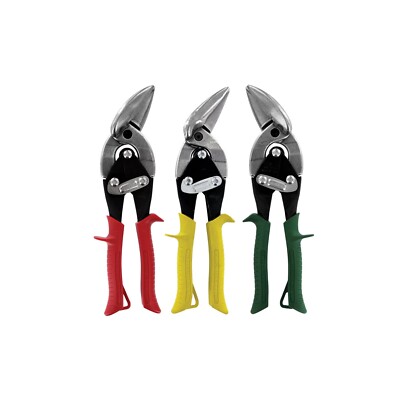 Midwest Aviation Offset Snip Set Right Left & Straight Cut 18ga. MWT-6510RLS USA
