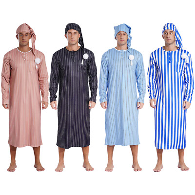 party pajamas dress up Mens Nightwear Loose Fit Nightgowns Party Pajamas Sissy Up Adult Costume  Arab