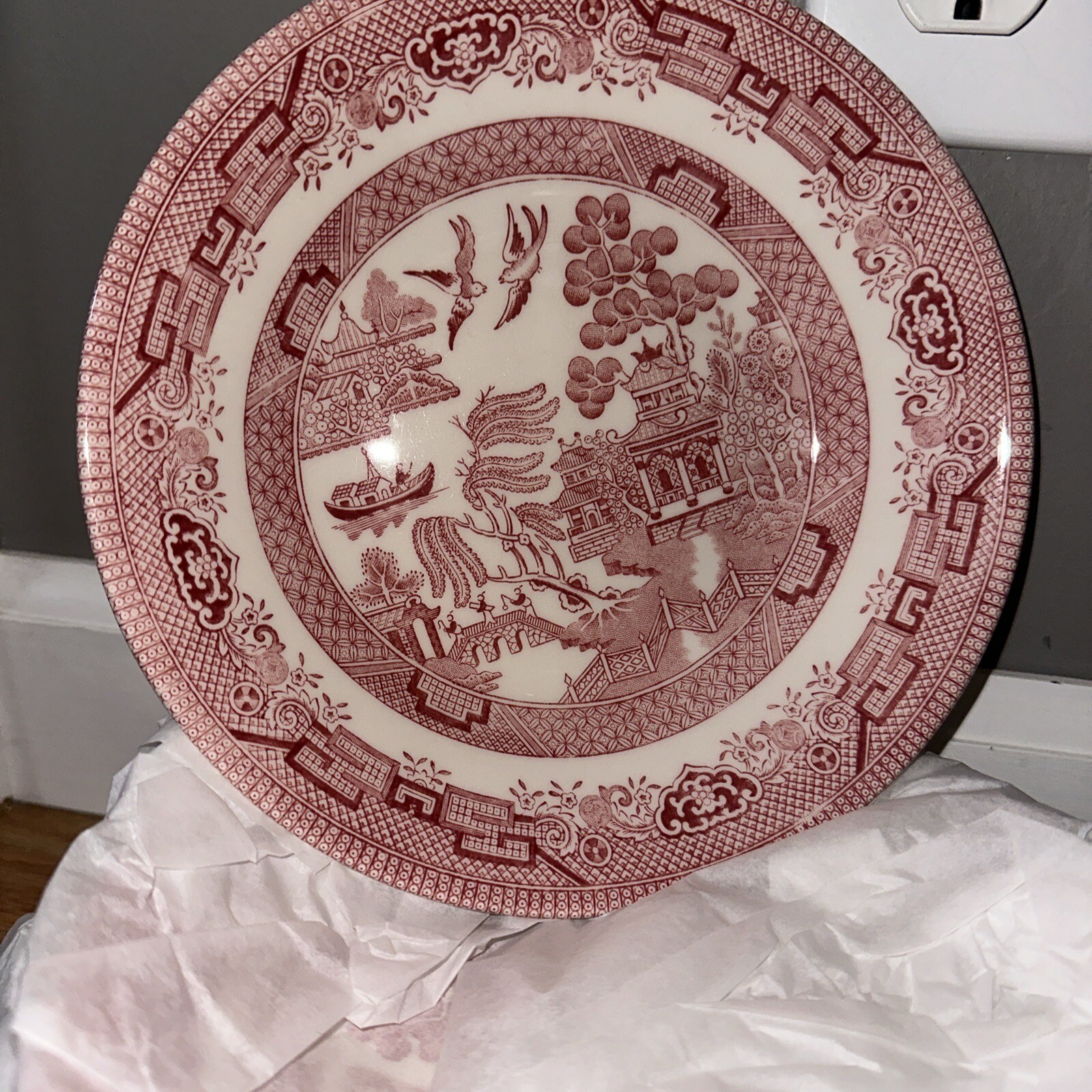 Churchill willow rosa Made In England Soup Bowls eBay