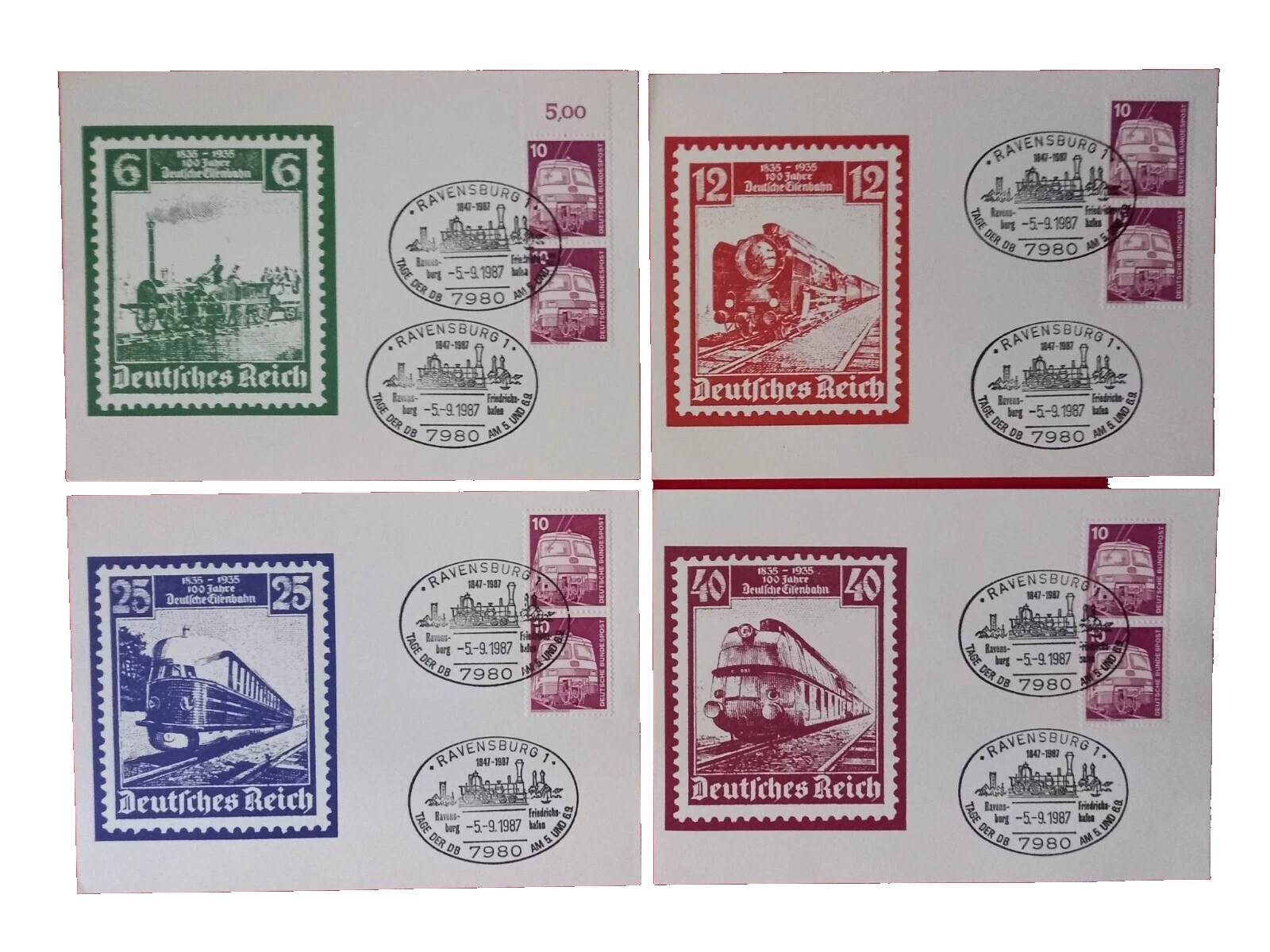 First Day of Issue Mint Never Hinged/MNH First Day Cover Transportation Postal Stamps