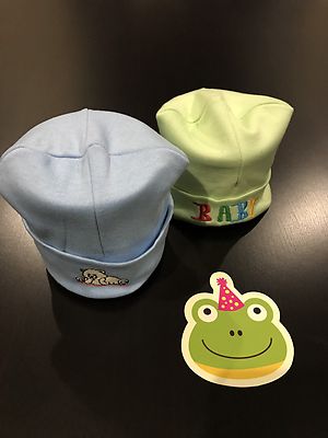 Lot De Chapeaux/bonnets Pour Bébé Fille - Tailles 0-6 Mois - Faits Main Au Mexique - Neufs Avec étiquettes
