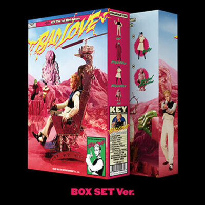 SHINEE KEY [BAD LOVE] 1st Mini Album SPACE RAY GUN/BOX SET CD+