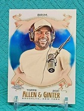 2021 Topps Allen & Ginter BRIM Steelo Brim TV Personality Blue Refractor 128/150