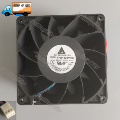 1PC DELTA FFB1424VHG 14050 14CM 24V 1.37A 2 le New IN BOX