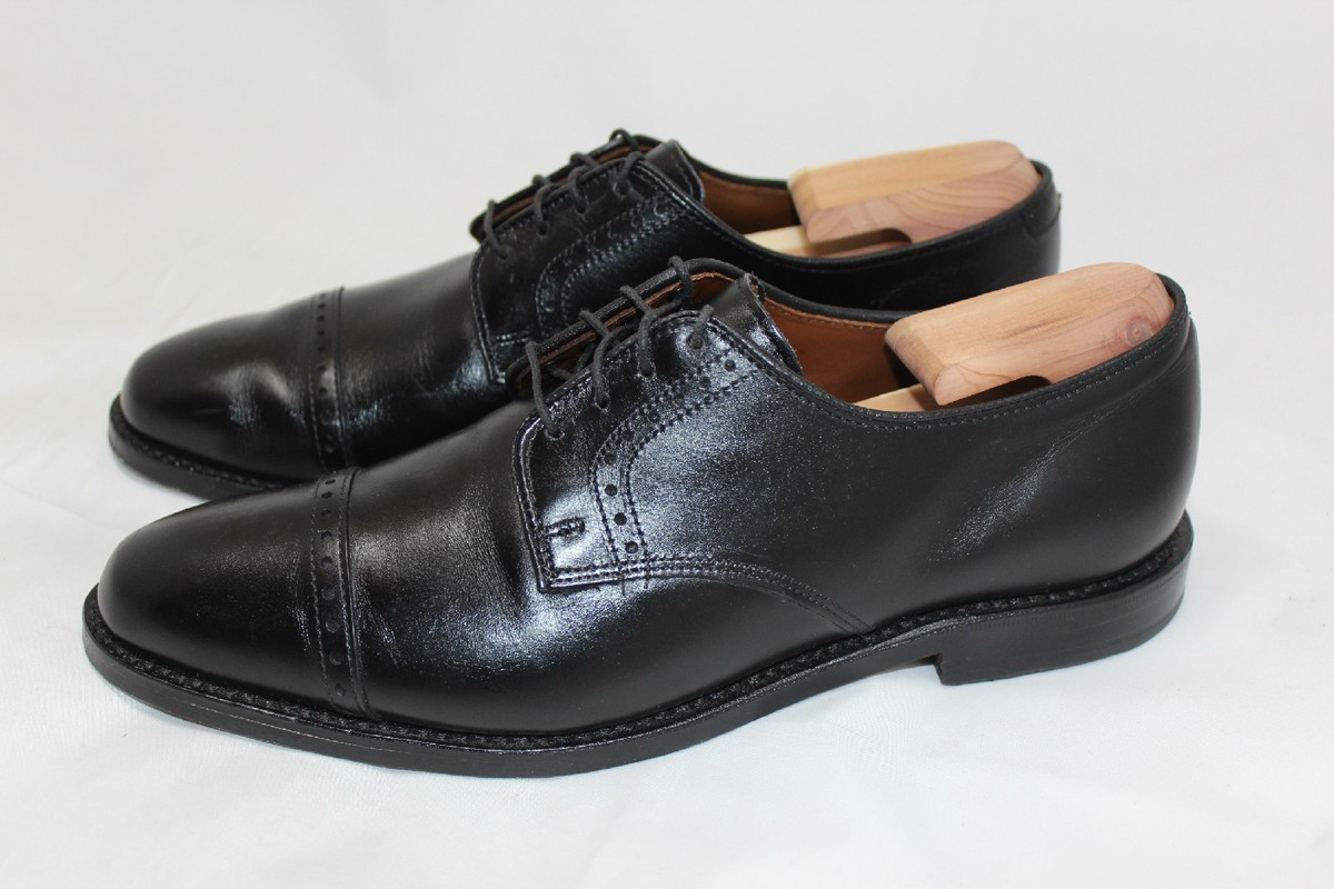 $350 Mens Allen Edmonds 'Clifton' Oxford Dress Shoes Black Calf