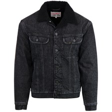 Lee Storm Rider Sherpa Jacket L54vffic Worn Black S