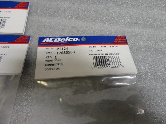 Conector de arnés de cableado ACDelco GM 12085503 15306302 12126486 12101888 7 piezas Foto 4 de 4