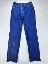 Dickies Branders Men's Vintage Jeans 30x33 Dark Wash Talon Zip Tagged 33x34