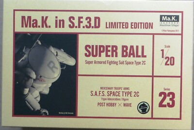 PH Wave Super Ball SAFS Space Type 2C 1/20 Scale Kit SF3D Maschinen Krieger Ma.K