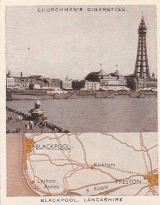 BILD ZIGARETTEN CHURCHMAN'S - BLACKPOOL, LANCASHIRE