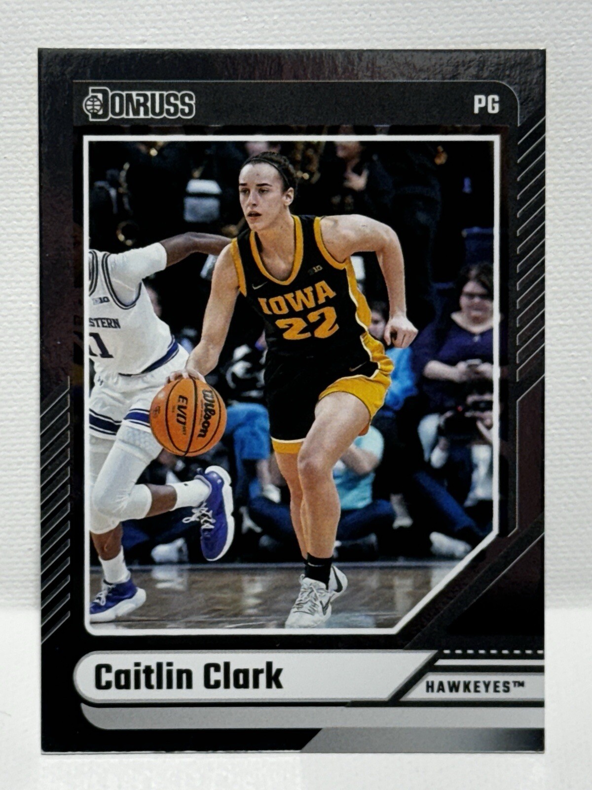 Lámina de colección Panini Caitlin Clark 2024 #8 Caitlin Clark-Iowa