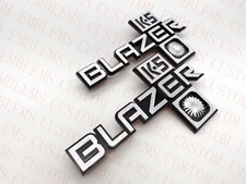 2Pcs Blazer K5 Logo Fender Emblem For 81-88 Chevy Chevrolet Truck Badge 14051844