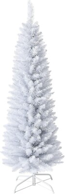 Schlanker Weihnachtsstift Baum Kiefer künstlich buschig Weihnachtsdekoration 4 Fuß 5 Fuß 6 Fuß 7 Fuß